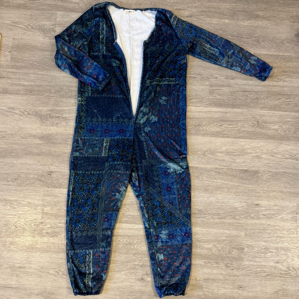 Natural Life Women’s Fleece oversized onesie pajamas